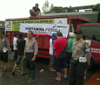 Pertamina Telah Salurkan Bantuan ke 17 Lokasi Korban Banjir