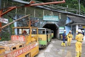 Tambang emas ANTM di Pongkor, Bogor.  