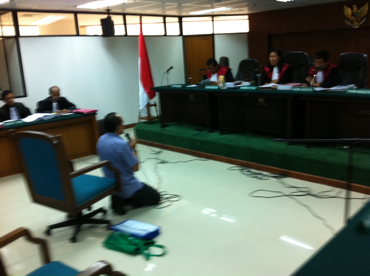 Hakim Bioremediasi Kejar Tayang, Terdakwa Berlutut Memohon Keadilan