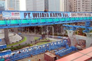 Salah satu proyek konstruksi yang ditangani PT Wijaya Karya (Persero) Tbk.