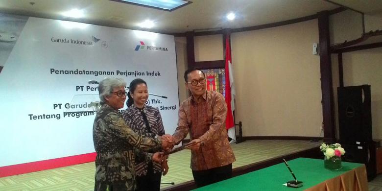 Pertamina dan Garuda Indonesia Jalin Sinergi Bangun Kemitraan Global