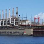 Kapal PLTG Apung Tiba di Amurang