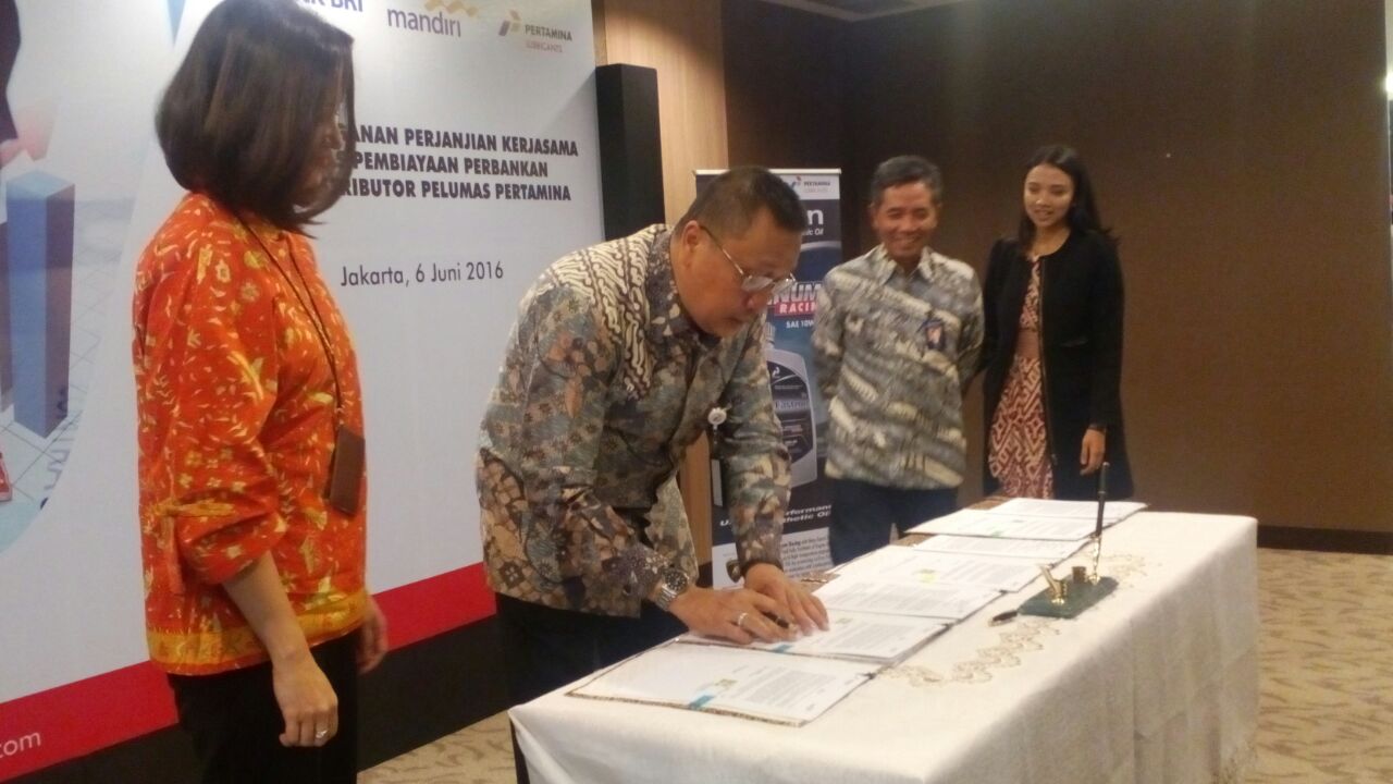 Pertamina Lubricants Gandeng Dua Bank BUMN  Fasilitasi Pembiayaan untuk Distributor