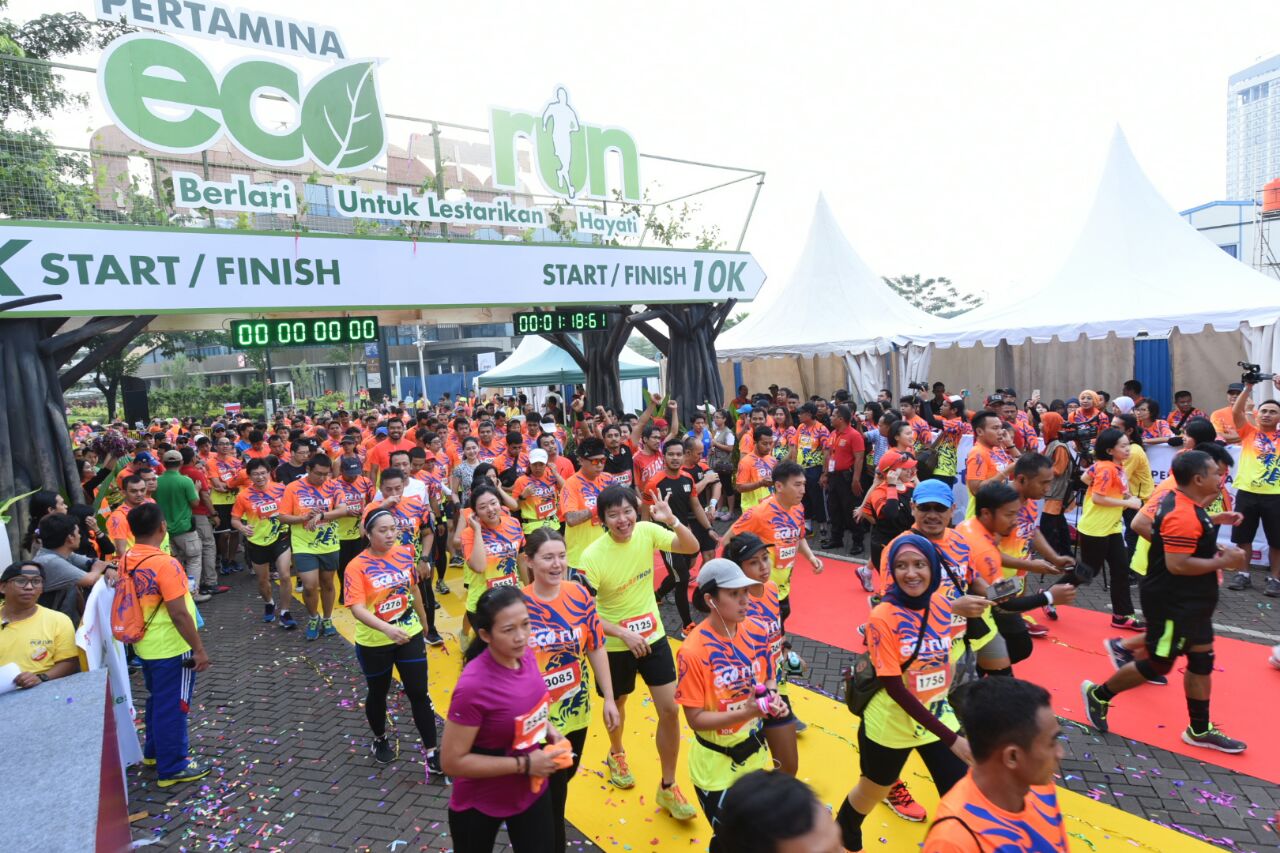 Sebanyak 6.000 Pelari Ikuti Gelaran Pertamina Eco Run 2016