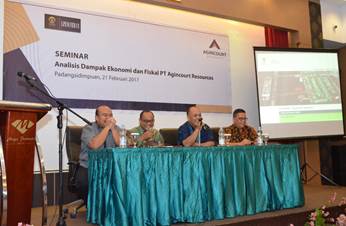 Tambang Martabe Berkontribusi Besar bagi PDRB Tapanuli Selatan dan Sumatera Utara