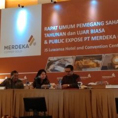 Merdeka Copper Mulai Jual Emas Produksi Tujuh Bukit