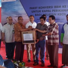Konversi BBM ke BBG Nelayan Kecil Demak,  Pertamina Bagikan 513 Paket Konverter Kit