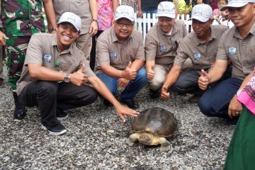 Ini Cara Pertamina EP Rantau Realisasikan Komitmen Dukung Konservasi Tuntong Laut