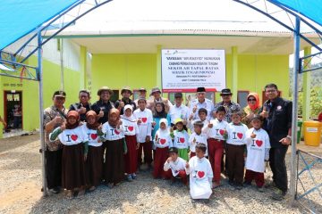 Saat Indonesia Raya Berkumandang di Sekolah Tapal Batas Binaan Pertamina EP