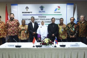 Pertamina-Rosneft Resmi Bentuk  Perusahaan Patungan Pengelola Kilang Tuban
