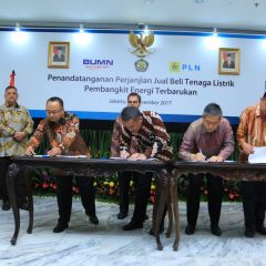 Sembilan Proyek Pembangkit EBT Peroleh Kontrak Jual Beli Listrik