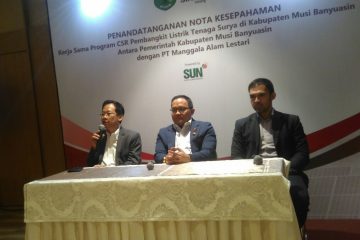 Grup Sinar Mas Bangun Tiga PLTS di Musi Banyuasin