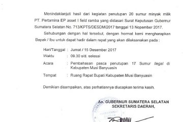 Kasus Penambang Minyak Liar di Muba, How Long Can You Go?