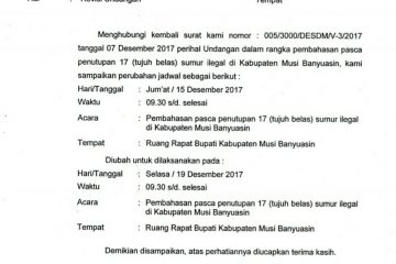 Lagi, Rencana Pembahasan Kasus Penambang Minyak Ilegal di Muba Batal!