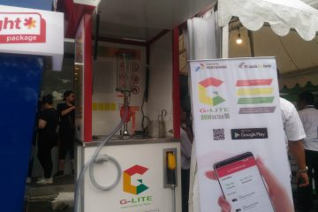 G-Lite Tekan SPBU Mini Illegal