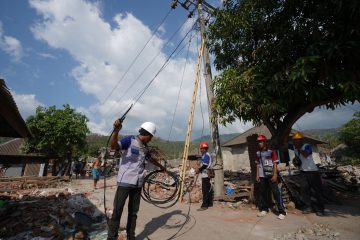 PLN Gratiskan Biaya Sambungan Listrik Pelanggan Korban Gempa Lombok dan Sumbawa