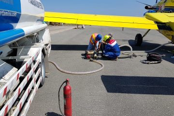 Pertamina Kerahkan Pesawat Khusus Angkut  4.000 Liter Solar ke Palu