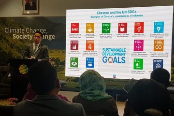 Chevron Kontribusi 14 dari 17 Tujuan Pembangunan Berkelanjutan PBB