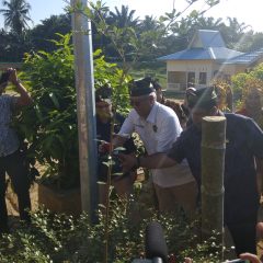 Penerangan Jalan Surya Mulai Terangi Beringin Makmur