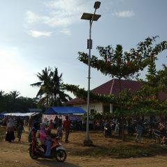 Penerangan Tenaga Surya Beroperasi, Akses Jalan Bukit Lingkar Tak Lagi Gelap Gulita