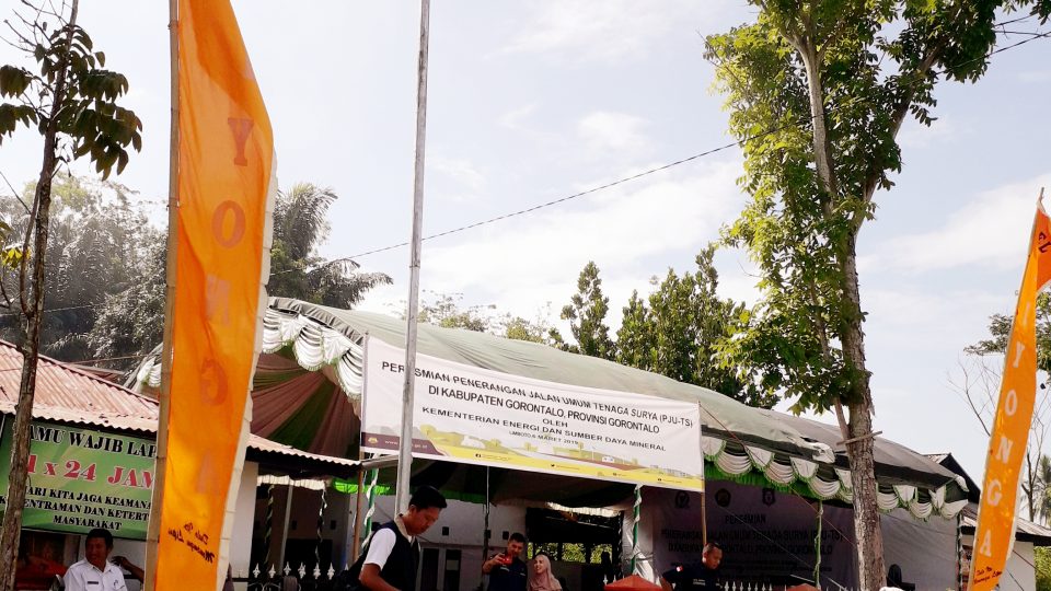 Gorontalo Dapat Jatah 330 Penerangan Jalan Surya