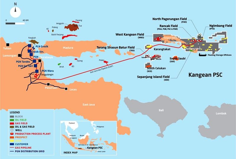 Energi Mega Targetkan Produksi Gas Bentu dan Kangean Meningkat pada Semester I 2019