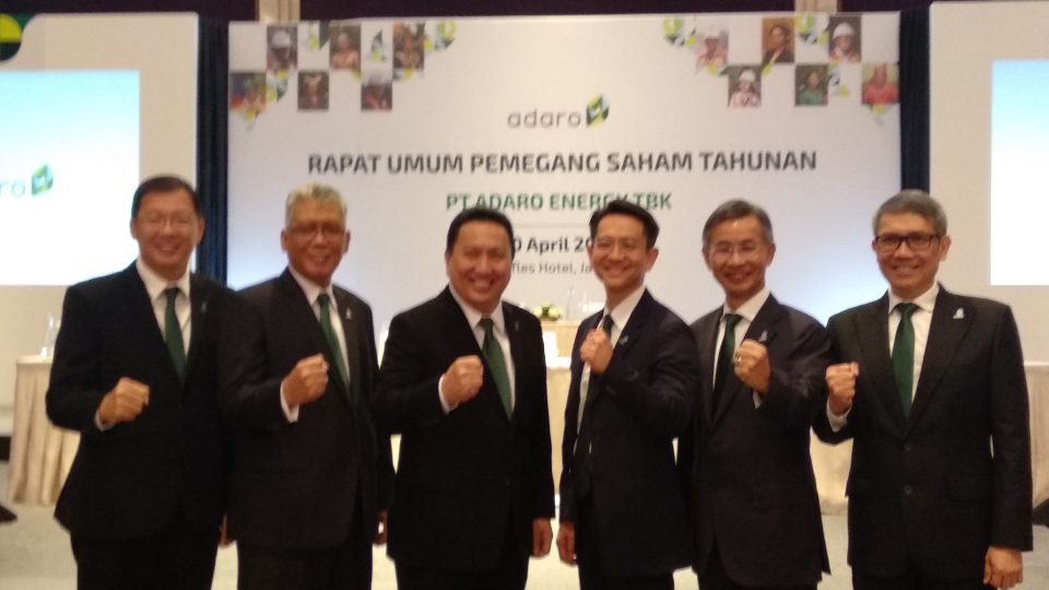 Adaro Energy Bagi Dividen US$200 Juta, 47,8% dari Laba Bersih 2018