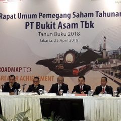 Bukit Asam Bagi Dividen 75% dari Laba Bersih 2018
