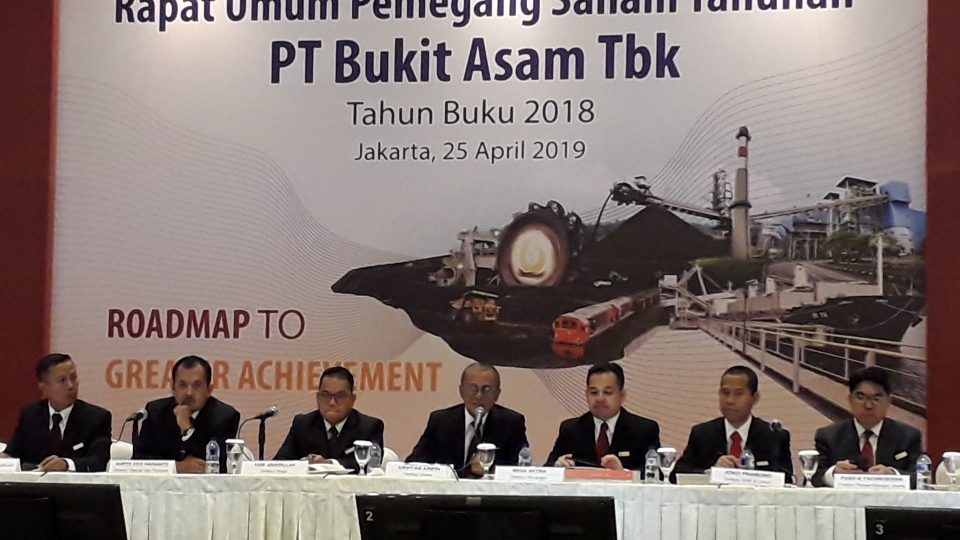 Bukit Asam Bagi Dividen 75% dari Laba Bersih 2018