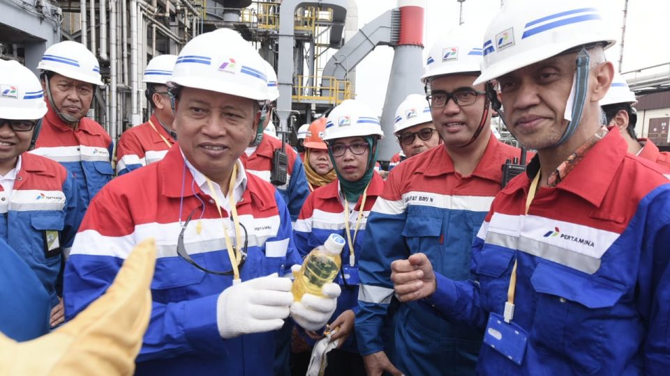 Pertamina Mulai Uji Coba Produksi Gasoil Berbahan CPO di Kilang Dumai