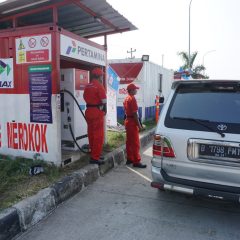 Pemudik Serap 400 Ribu Liter BBM di Titik Layanan Tambahan
