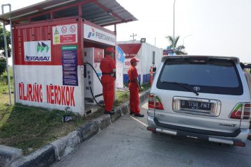 Pemudik Serap 400 Ribu Liter BBM di Titik Layanan Tambahan