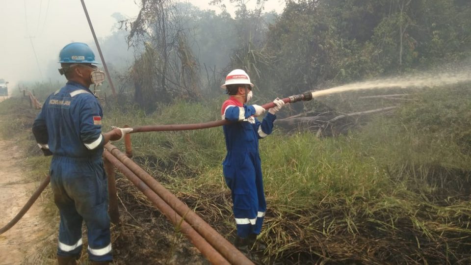 Terjunkan Tim Operasi Darurat, Fasilitas Operasi PHE Kampar Telah Aman dari Karhutla