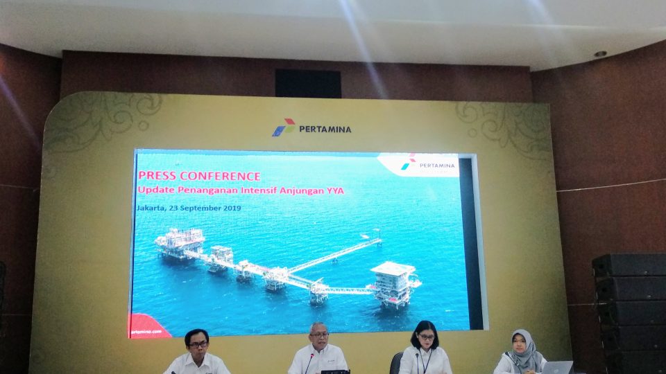 Semburan Gas dan Tumpahan  Minyak Sumur YYA-1 Berhasil Dihentikan