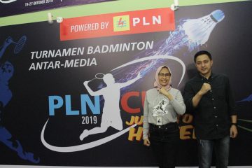 28 Media Ikuti Turnamen Badminton PLN Cup 2019