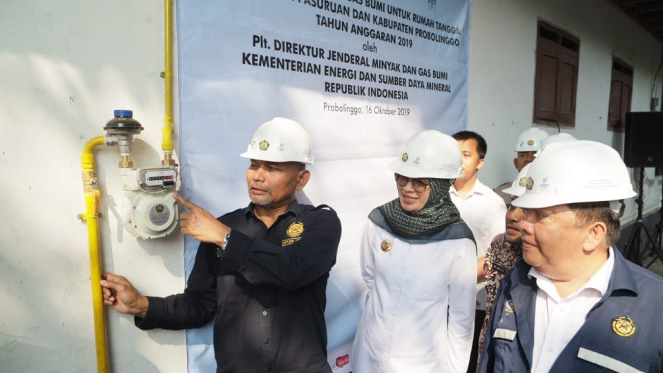 Pembangunan 8.150 Sambungan Gas Rumah Tangga Probolinggo dan Pasuruan Rampung