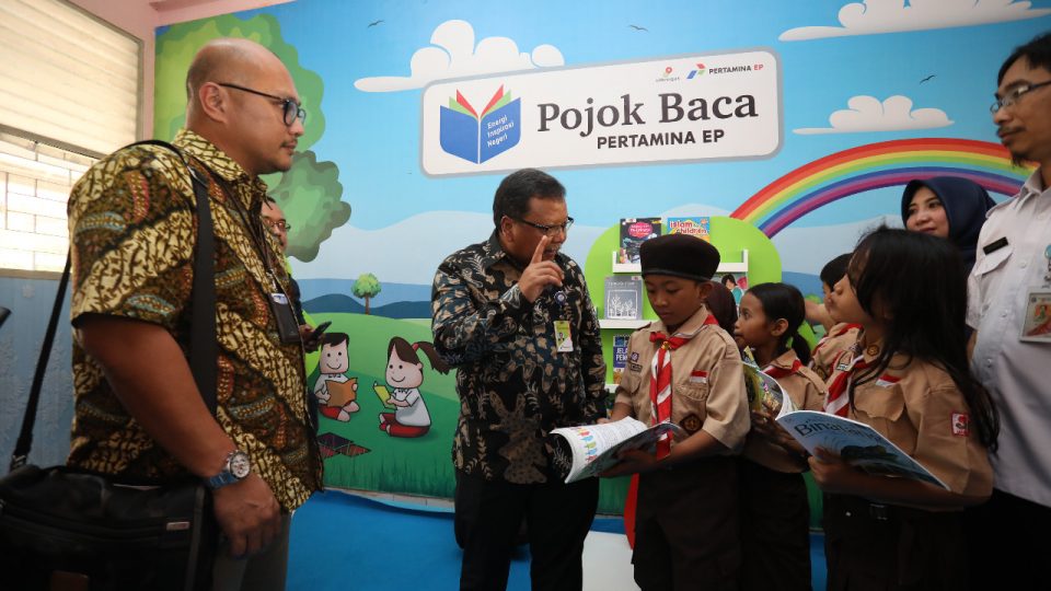 Peduli Pendidikan Indonesia, Pertamina EP Inisiasi Pojok Baca