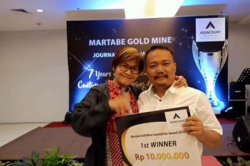 Dunia Energi Raih Juara Pertama Penghargaan Jurnalistik Tambang Emas Martabe 2019