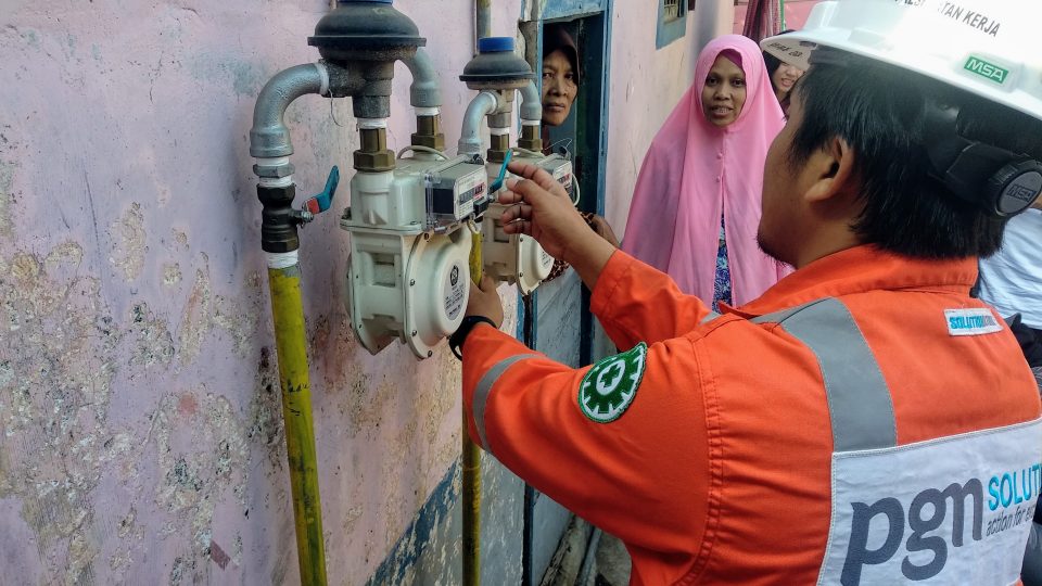 PGN Mulai Alirkan Gas ke 4.743 Sambungan Jargas di Dumai