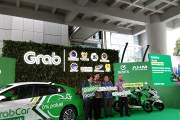 Kendaraan Listrik Grab Mulai Beroperasi