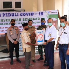 Hadapi Pandemi Covid-19, Anak Usaha Pertagas Bagikan 260 Paket Sembako di Lhokseumawe