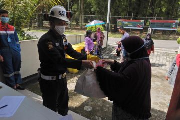 Terdampak Pandemi Corona, Pertagas Beri Bantuan Sembako ke Warga Cambai