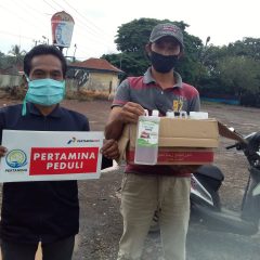 Kelompok Binaan Pertagas Area Sumatera Jadi Relawan Pencegahan Covid-19