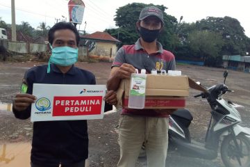 Kelompok Binaan Pertagas Area Sumatera Jadi Relawan Pencegahan Covid-19