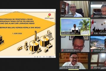 Gubernur Maluku Restui Lokasi Pelabuhan Kilang LNG Abadi di Pulau Nustual