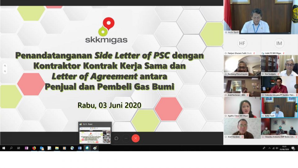 Sembilan KKKS Tandatangani Kesepakatan Perubahan Bagi Hasil untuk Penyesuaian Harga Gas