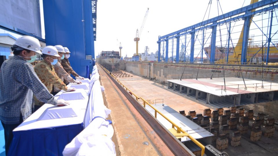 Proyek Pembangkit Listrik Dual Fuel 60 MW Kolaka 1 Masuk Tahap Keel Laying