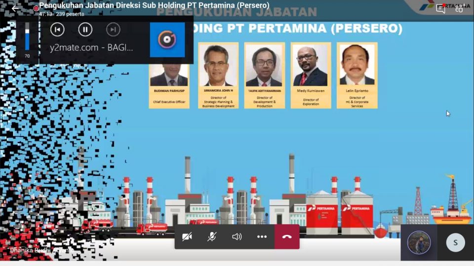 Ini Struktur dan Direksi Holding Hulu Pertamina