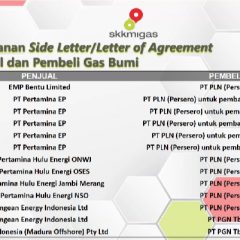 Sebanyak 20 Perjanjian Penyesuaian Harga Gas Bumi Ditandatangani