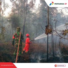 Pertamina EP Lirik Field Responsif Atasi Karhutla di Sekitar Wilayah Operasi